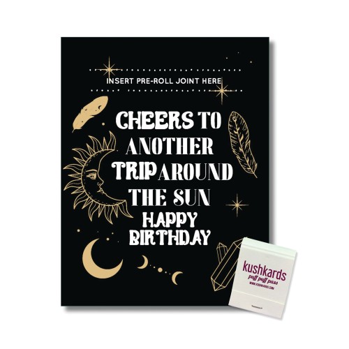 Tarjeta de Felicitación Cheers to Another Trip Around the World