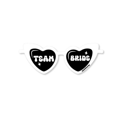 Team Bride Sticker Pack of 3