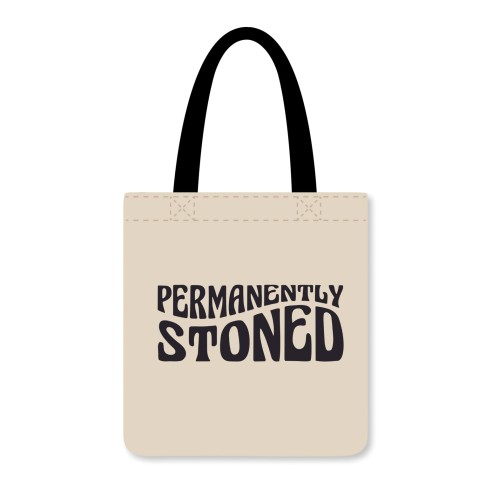 Bolsa Reusable Permanently Stoned - Negro/Blanco