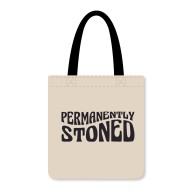 Bolsa Reusable Permanently Stoned - Negro/Blanco