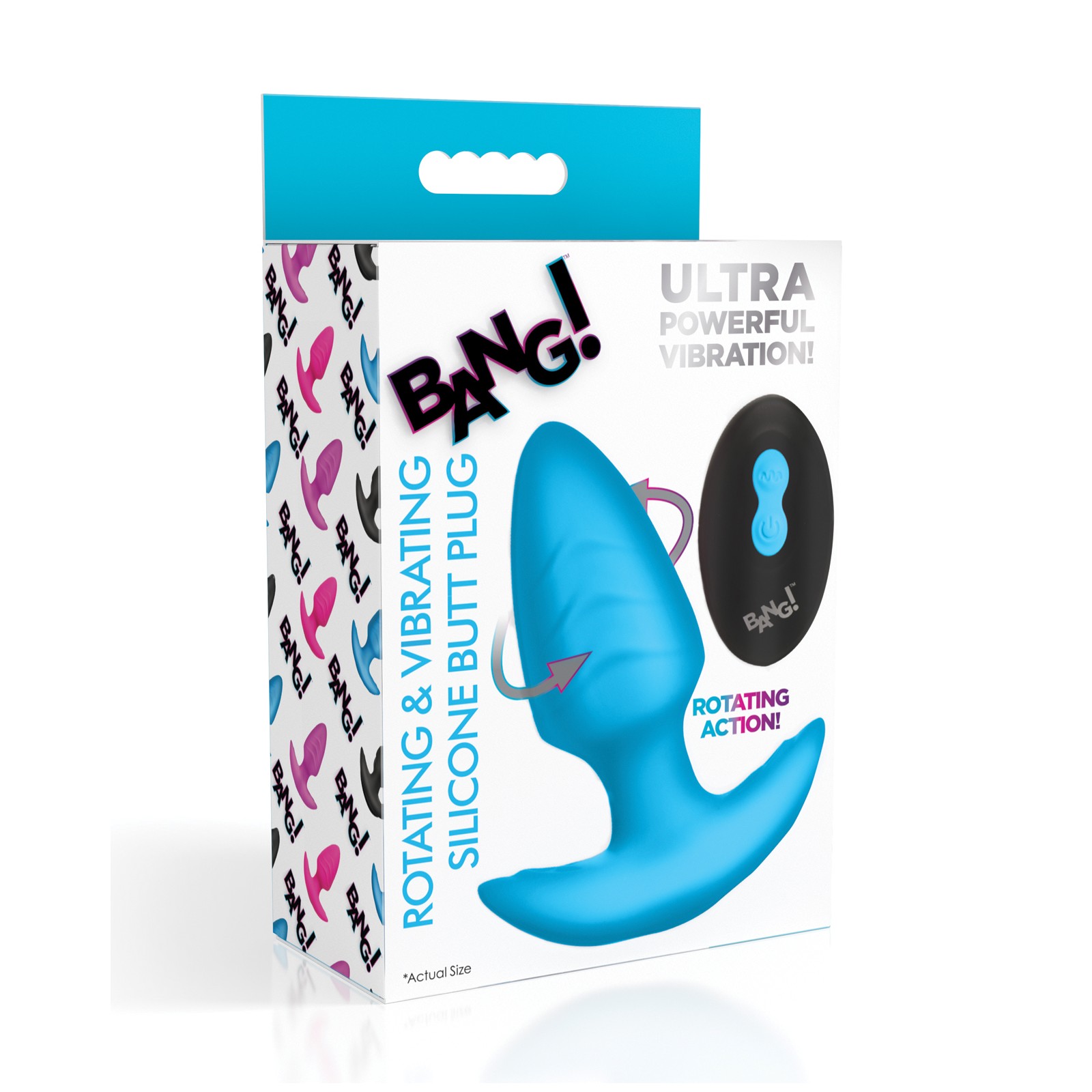 Bang! Rotating & Vibrating Butt Plug - Ultimate Ecstasy