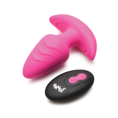 Bang Vibrating Butt Plug Remote Pink