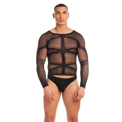 Conjunto Cam Boy Arcoíris Negro L/XL