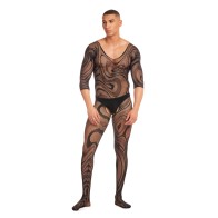 Conjunto de Body Stocking Supernova Rainbow L/XL