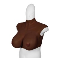 XX-DREAMTOYS Ultra Realistic H Cup Breast Form Large Black