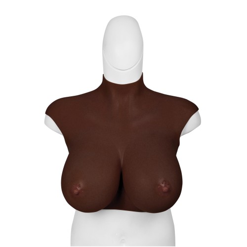 XX-DREAMTOYS Ultra Realistic H Cup Breast Form Large Black