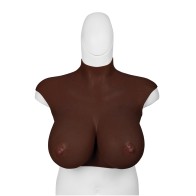 XX-DREAMTOYS Ultra Realistic H Cup Breast Form Large Black