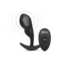 b-Vibe Remote Control P-Spot Snug Plug Black - Ultimate Prostate Toy