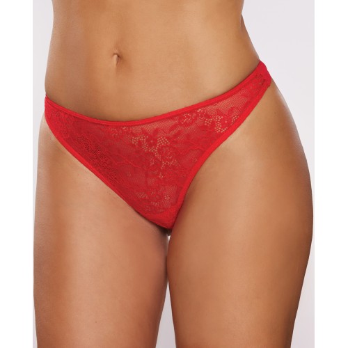 Allure Bow Thong Red