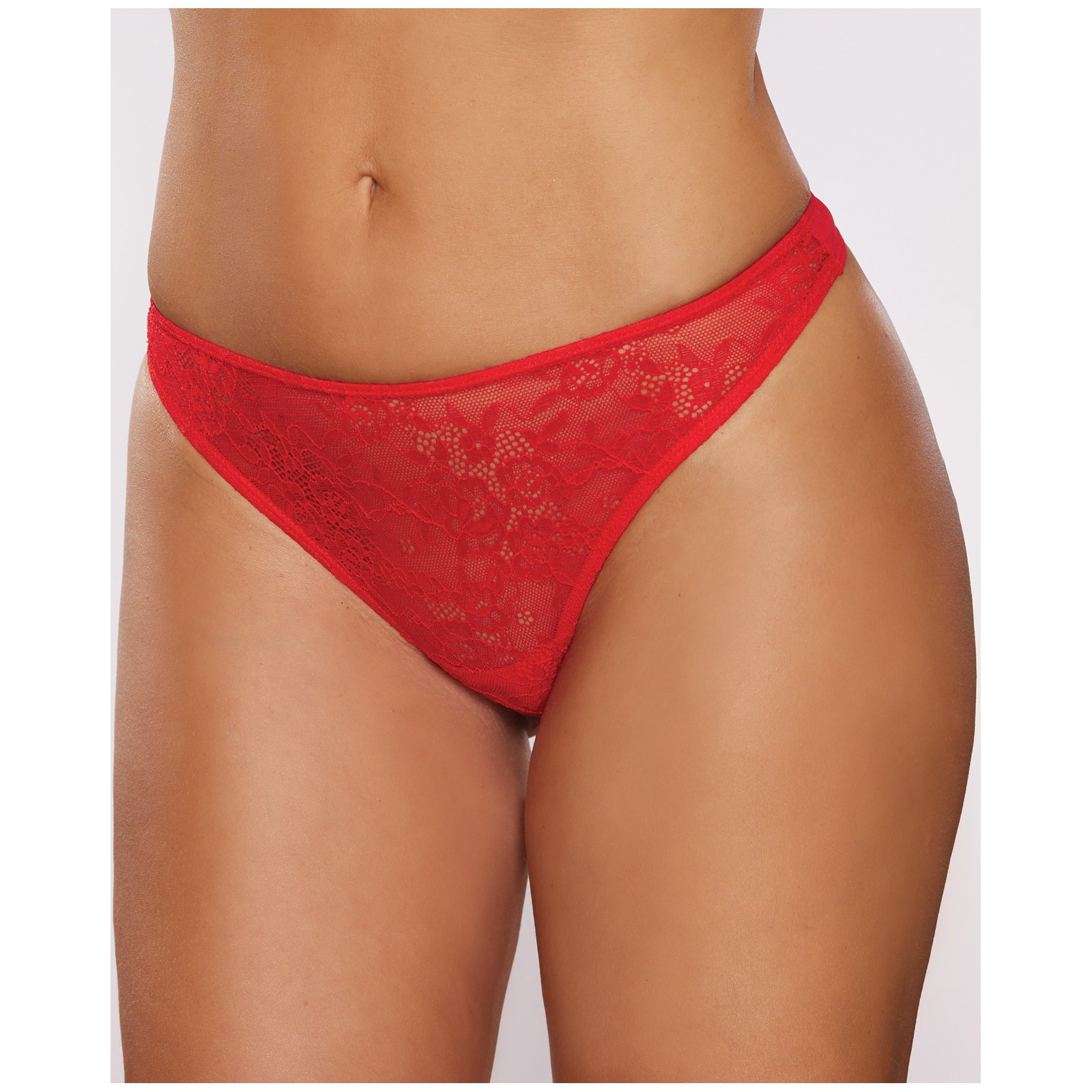 Allure Bow Thong Red