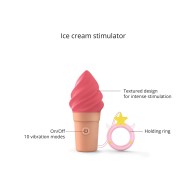 Love to Love Cand'ice Ice Cream Cone Stimulator - Raspberry Jolly