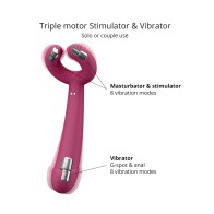 Love to Love Please Me Multi-Play Vibrator - Plum Star