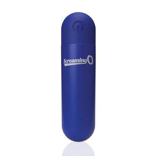 Screaming O Rechargeable Soft Touch Bullet Blue