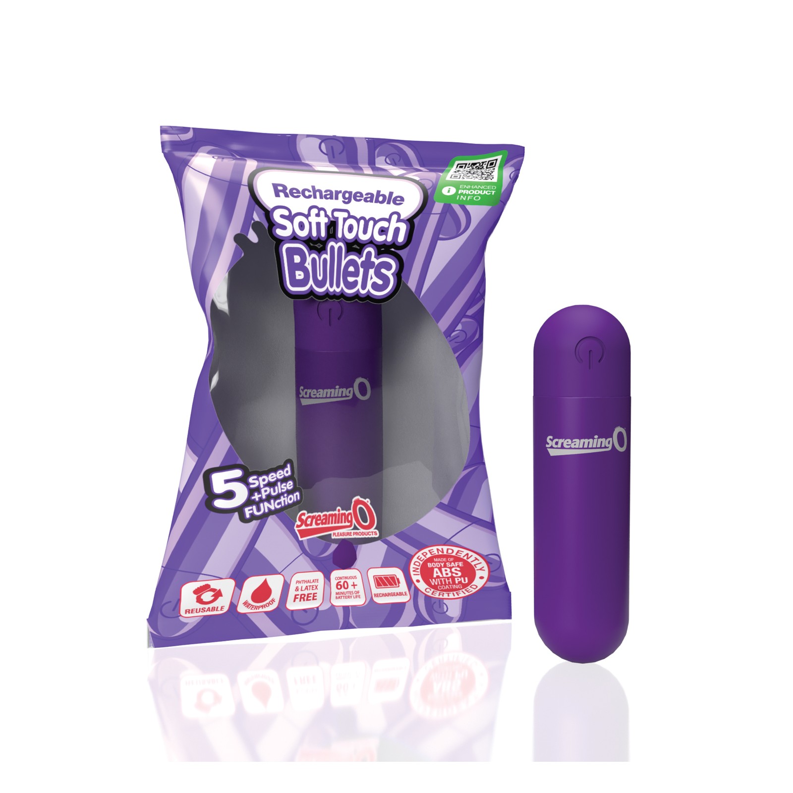 Screaming O Soft Touch Rechargeable Bullet for Pleasure