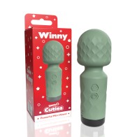 Screaming O Cuties Winny Vibrating Mini Wand - Sage Green