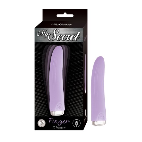 Vibrador Mi Dedo Secreto en Morado