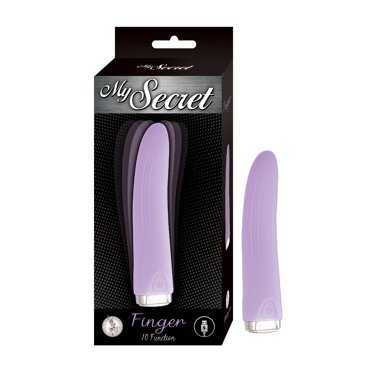 Vibrador Mi Dedo Secreto en Morado