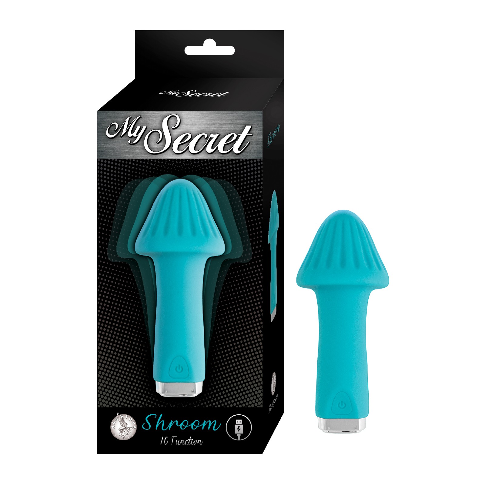 My Secret Shroom Mushroom Vibrator Aqua