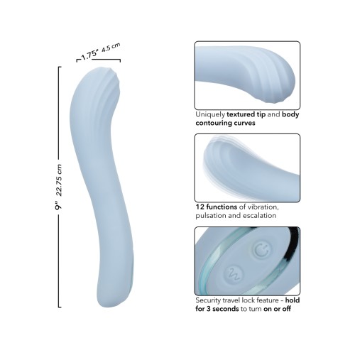 Vibrador Contorneado G de Azure Collection para Placer Definitivo