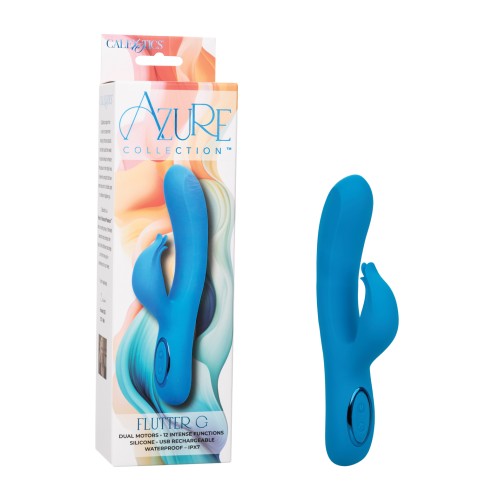 Azure Collection Flutter G Vibrator Blue