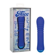 Thicc Chubby Thrusting Wand in Blue - Powerful Dual Motors