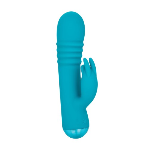 Thicc Chubby Thrusting Tickler Aqua Vibrator