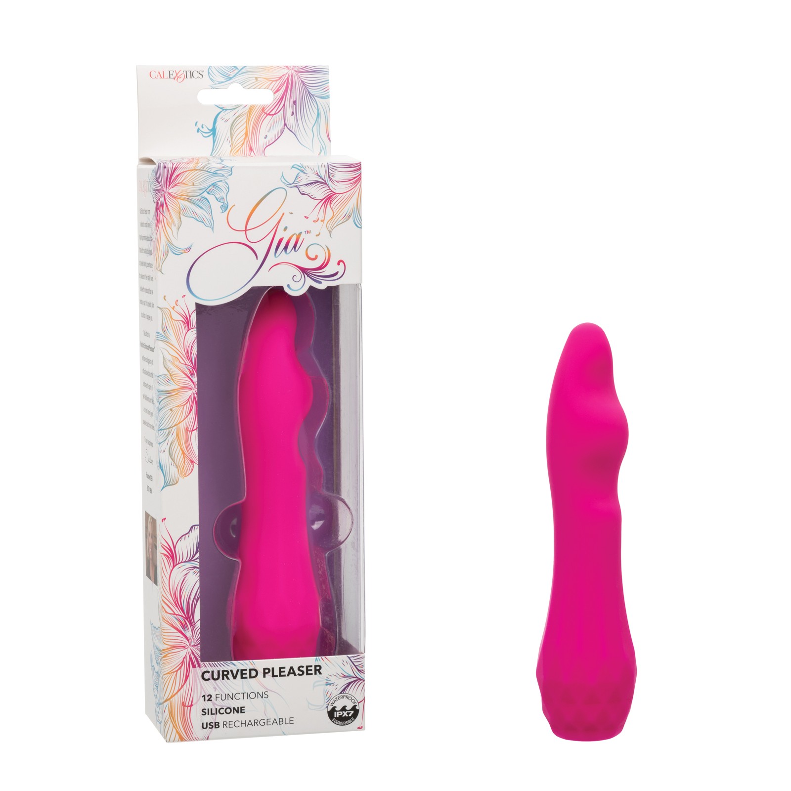 Gia Curved Pleaser - Pink