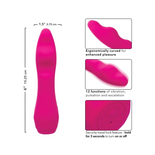 Gia Curved Pleaser - Pink