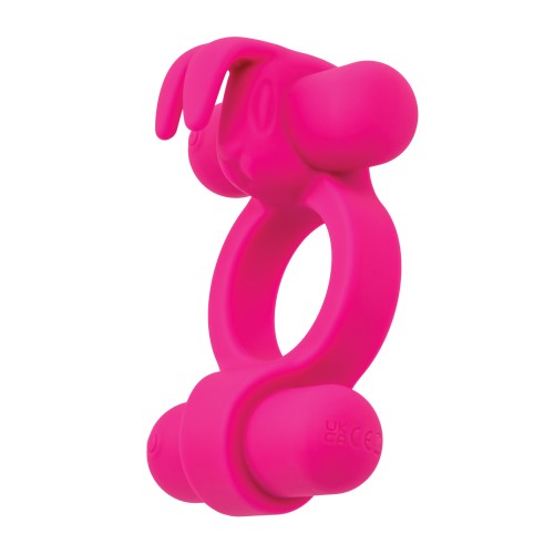 Silicone Rechargeable Rockin Rabbit Enhancer for Couples