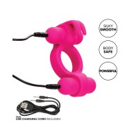 Silicone Rechargeable Rockin Rabbit Enhancer for Couples