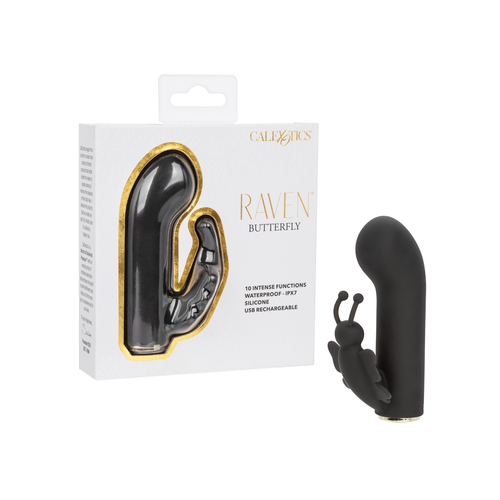 Raven Butterfly Vibrador Punto G Negro