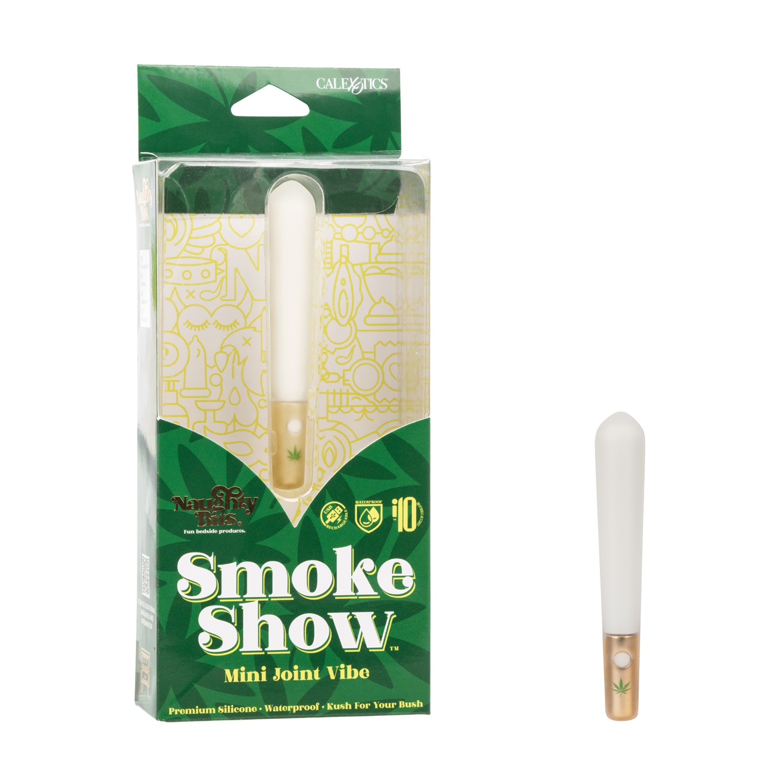 Naughty Bits Mini Joint Vibe White