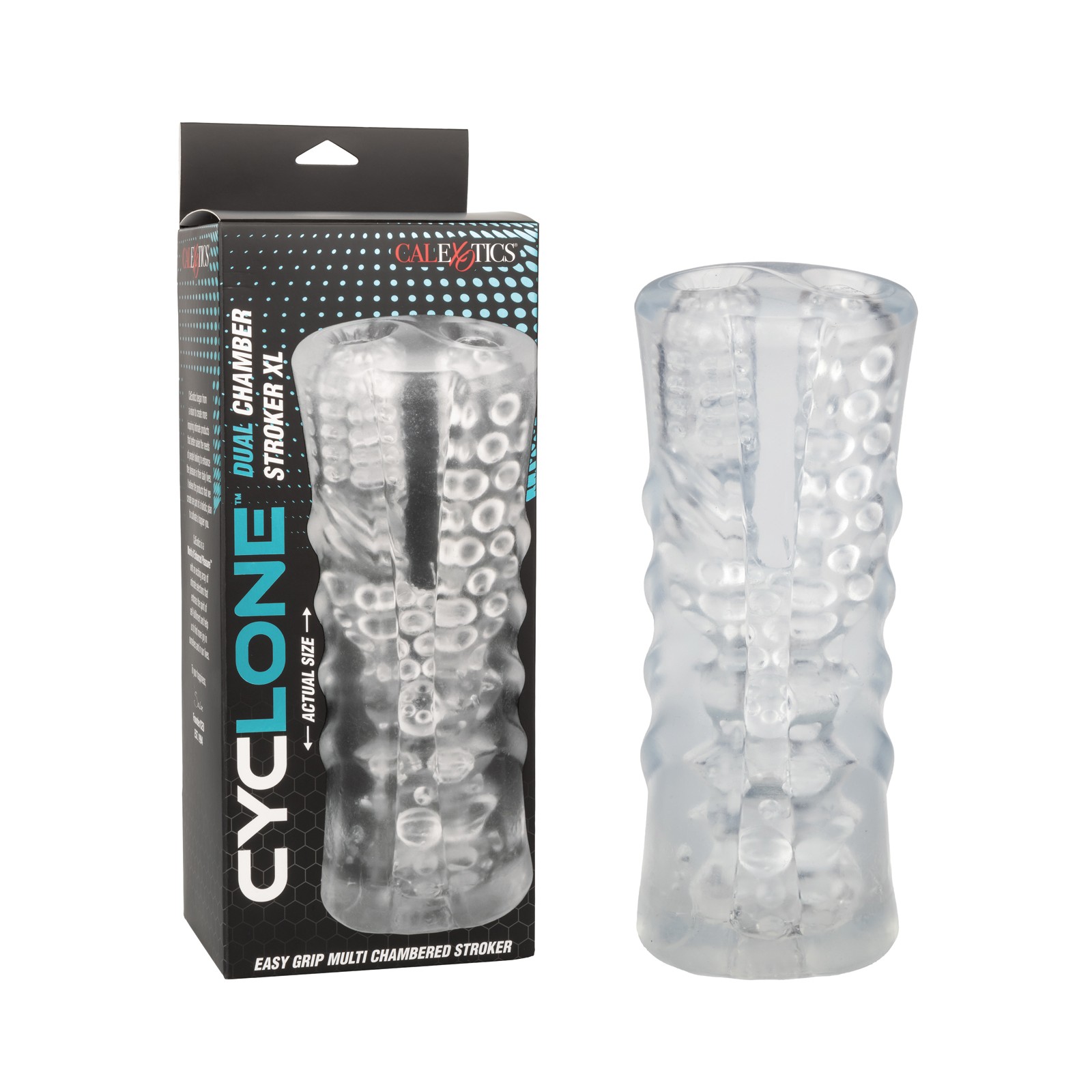 Cyclone Dual Chamber Stroker XL - Clear