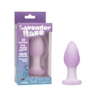 Lavender Haze Ridge Vibrating Anal Probe for Pleasure