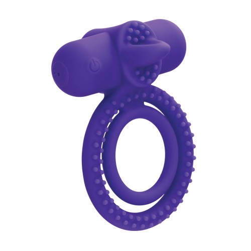 Anillo Vibrador Silicon Rechargeable Dual Climaxer