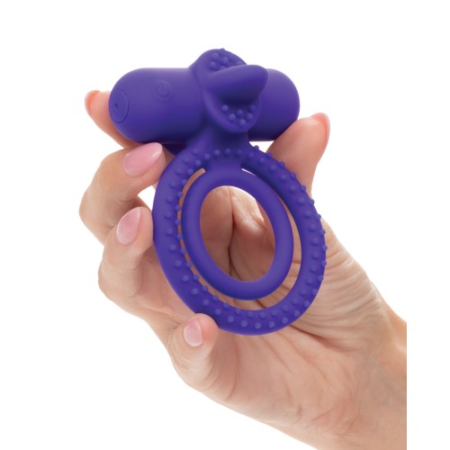 Anillo Vibrador Silicon Rechargeable Dual Climaxer