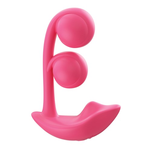 Melody Twin Balls Clit & G-Spot Vibrator Pink