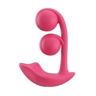 Melody Twin Balls Clit & G-Spot Vibrator Pink