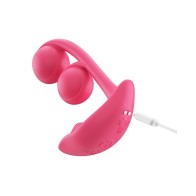 Melody Twin Balls Clit & G-Spot Vibrator Pink