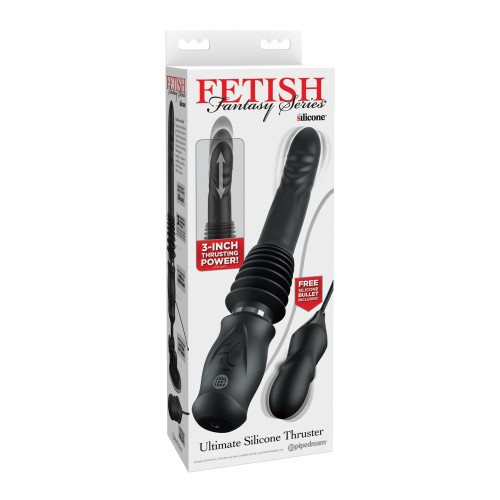 Ultimate Silicone Thruster de Fetish Fantasy - Negro