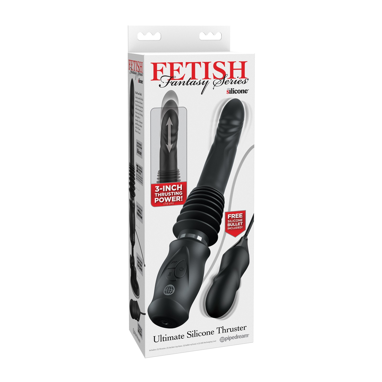 Fetish Fantasy Ultimate Silicone Thruster - Black