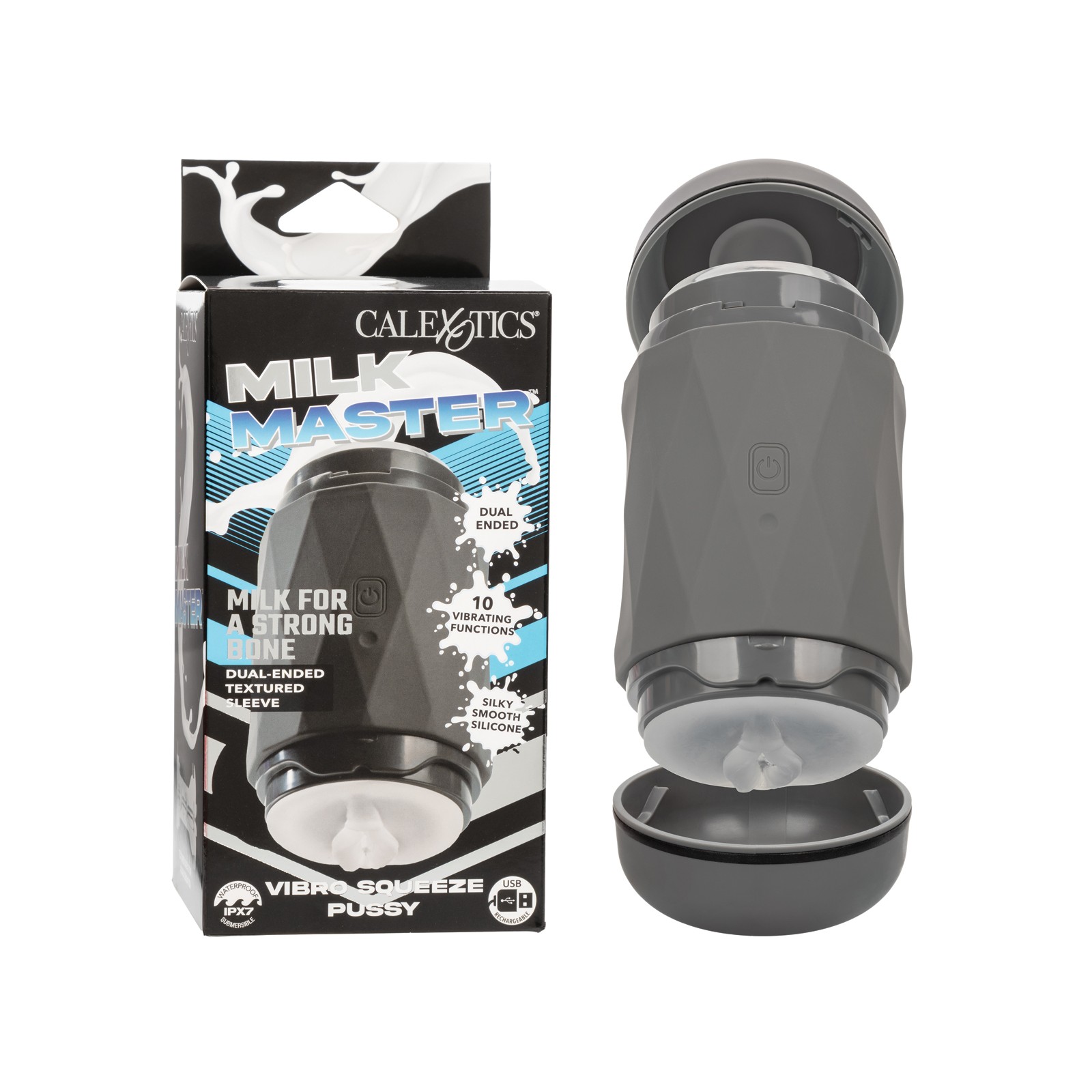 Estimulador Milk Master Vibro Squeeze Negro