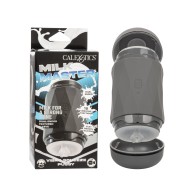 Milk Master Vibro Squeeze Stroker Black