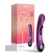 Vibrador Controlado por App Sensor de Presión Tempo Púrpura