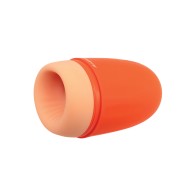 Masturbador Calentador y Vibrador Stamina Master Naranja