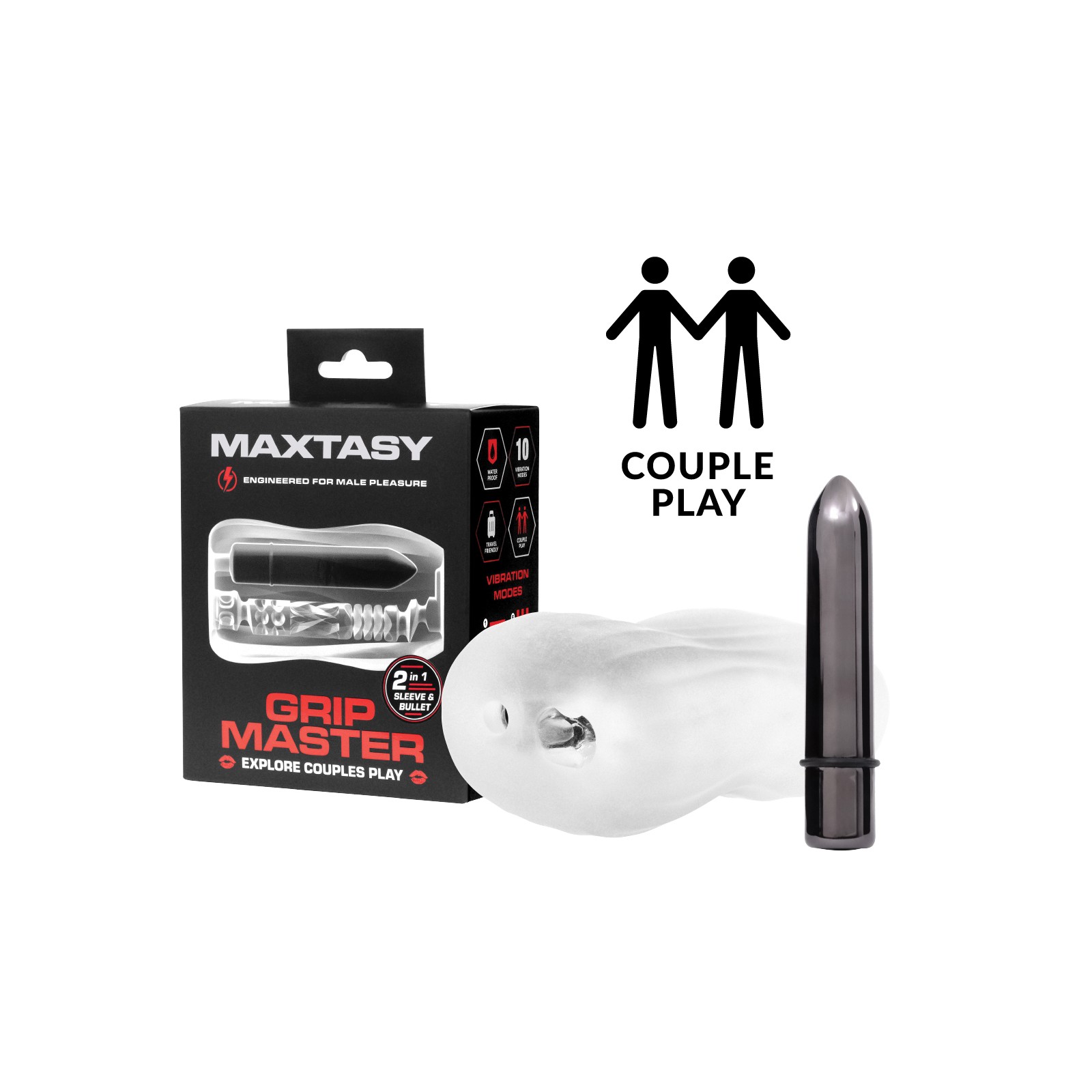 Maxtasy Grip Master Sleeve with Bullet