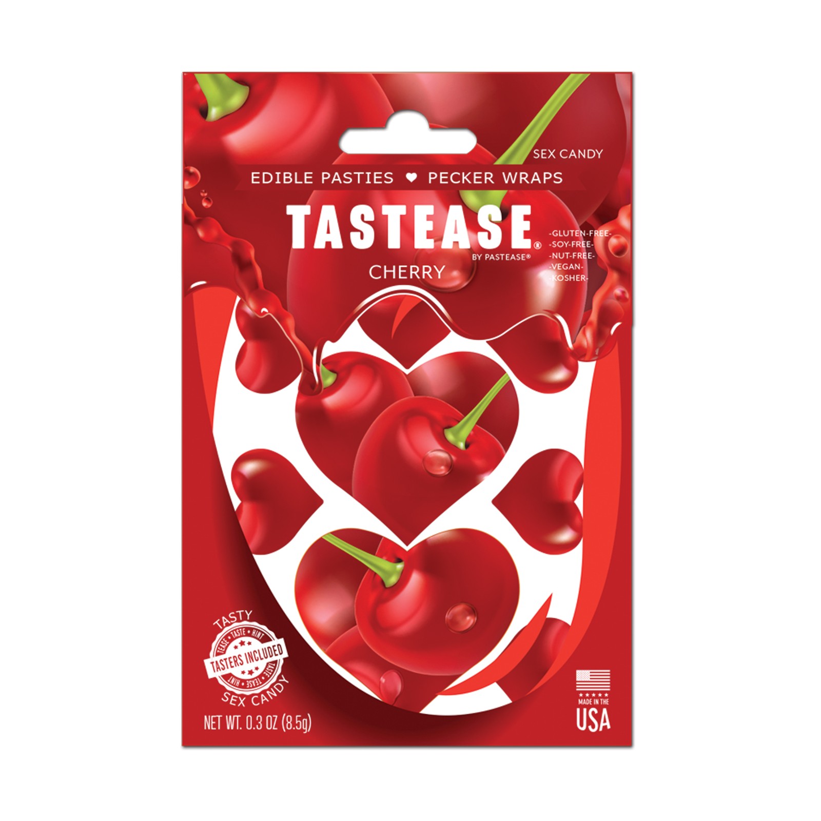 Tastease Edible Pasties - Cherry Flavored Fun