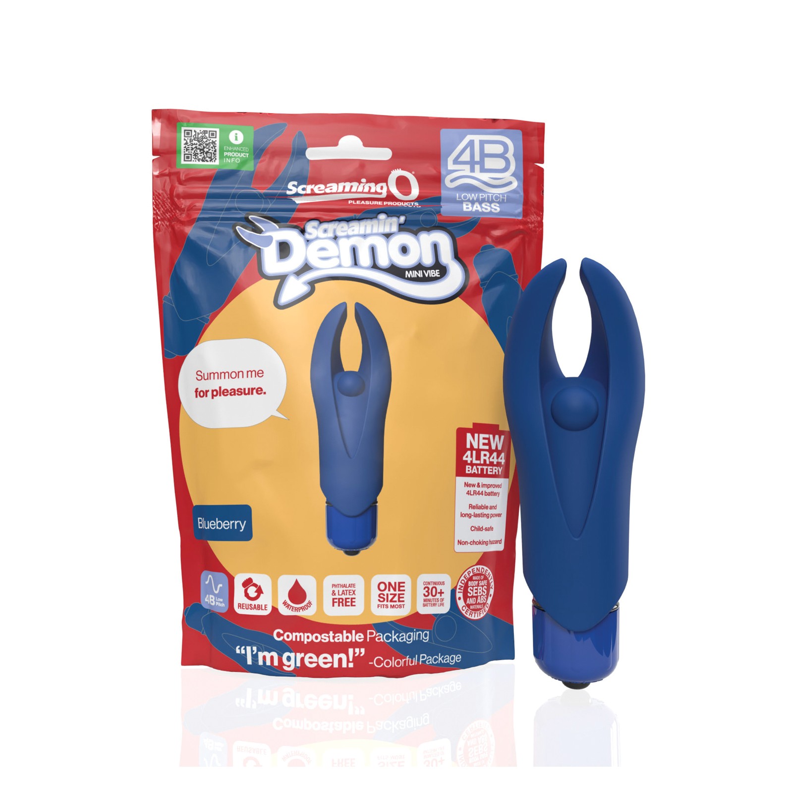 Mini Vibrador Screamin Demon para Placer Potente