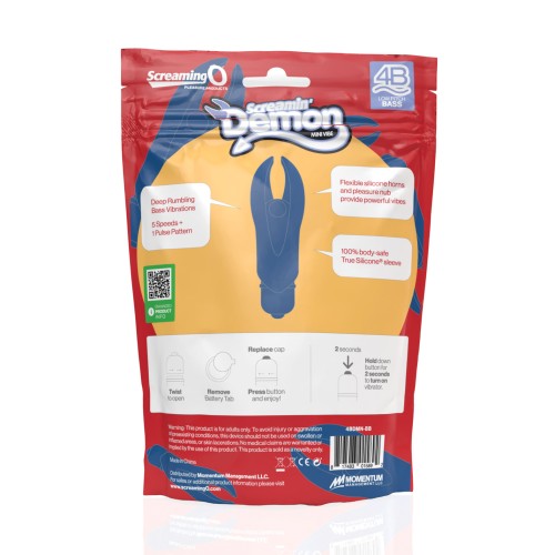 Mini Vibrador Screamin Demon para Placer Potente