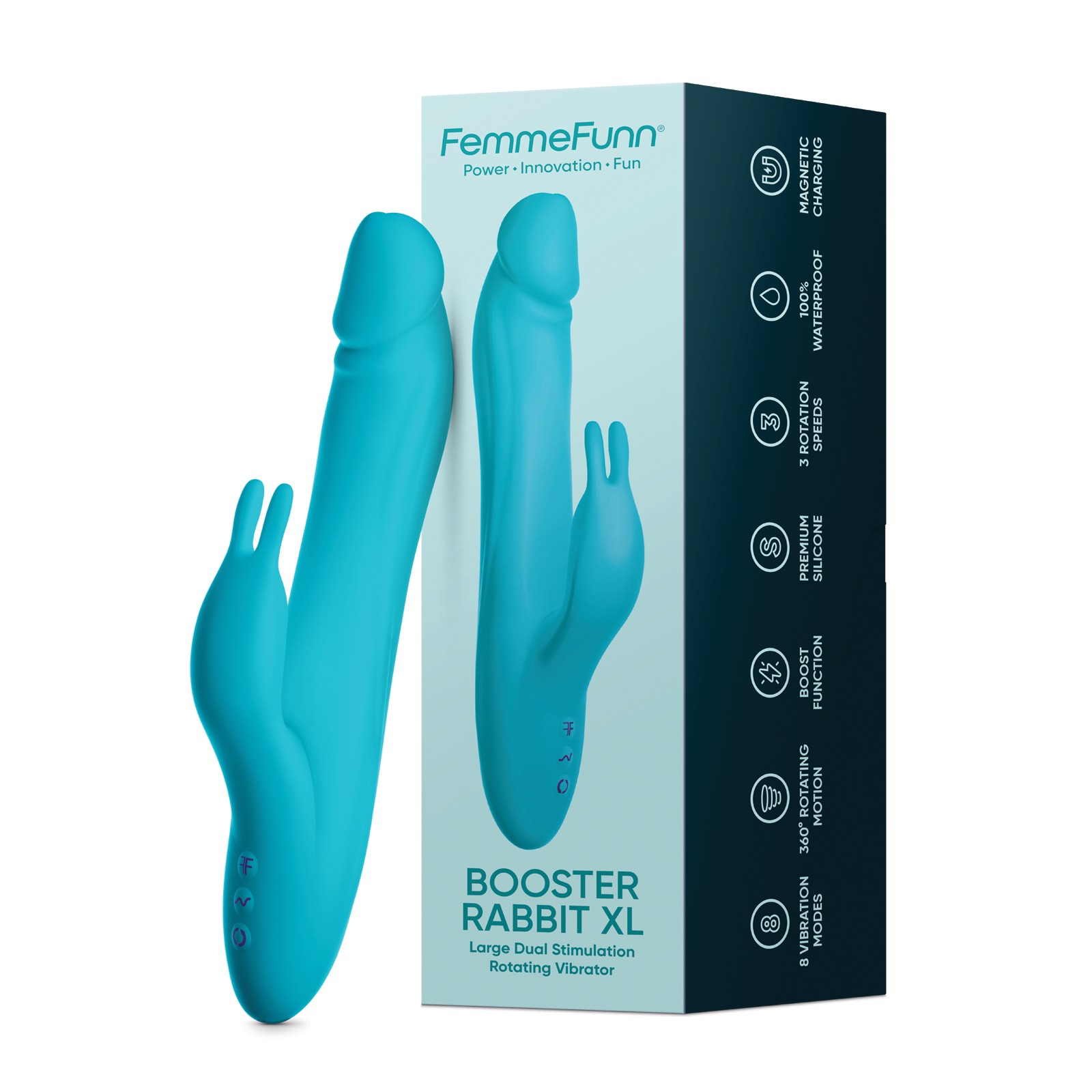 Femme Funn Booster Rabbit XL - Turquoise